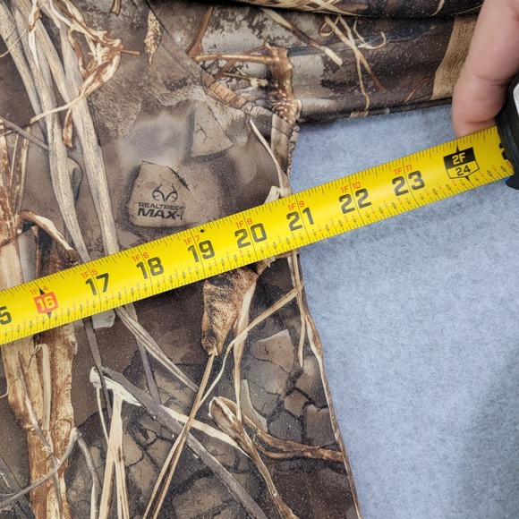 Magellan Outdoors Hoodie Mens Small Brown Camo Realtree Max-7 Pullover Hunting - Picture 8 of 9